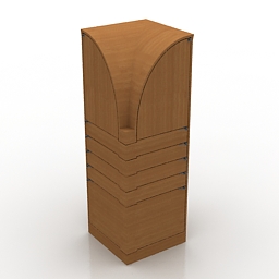 3D Bookcase preview