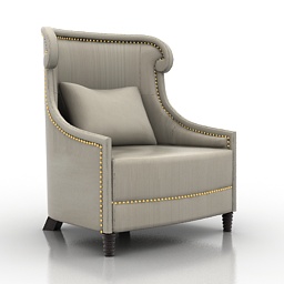 3D Armchair preview