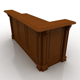 bar stand 3D Model Preview #c4d35007