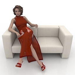 woman 3D Model Preview #50f82efc