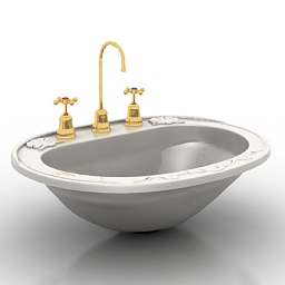 washbasin 3D Model Preview #49a12162