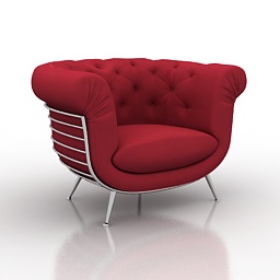 3D Armchair preview