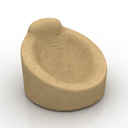 3D Armchair preview