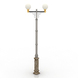 3D Lamppost preview