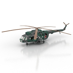 helicopter 3D Model Preview #b9cece7d