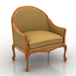 3D Armchair preview