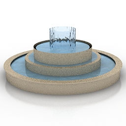 fountain 3D Model Preview #8e395f97