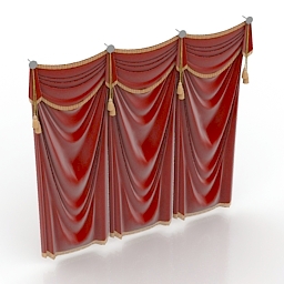 curtain 3D Model Preview #f9157f63