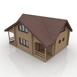 house 3D Model Preview #4a4baa30