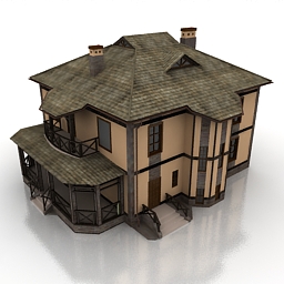 house residental 3D Model Preview #eec5a034
