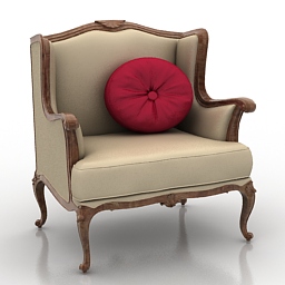 3D Armchair preview