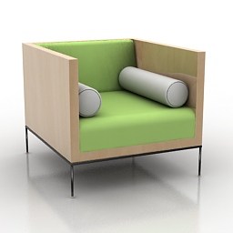 3D Armchair preview