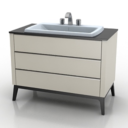 washbasin 2 3D Model Preview #5f8ca309