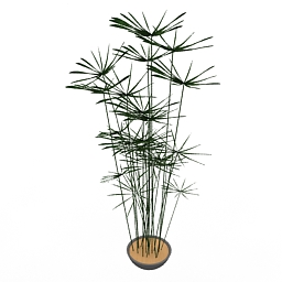 vase palm 3D Model Preview #d4dd5f69