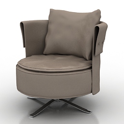 3D Armchair preview