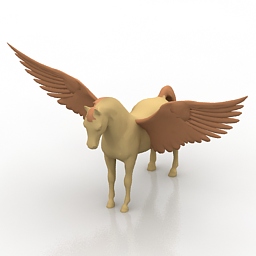 pegasus 3D Model Preview #b596a680