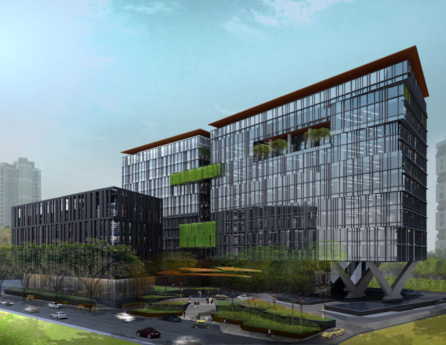 Ground-breaking on Mumbai complex