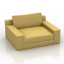 3D Armchair preview