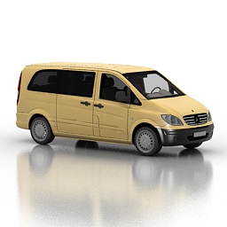 car mercedes benz vito 2005 3D Model Preview #4db6fa53
