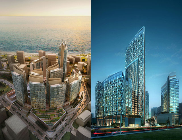 Tower complex for Qatar Financial District