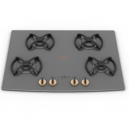 3D Gas stove preview