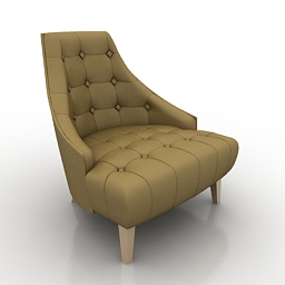 3D Armchair preview