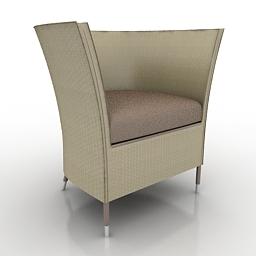 3D Armchair preview