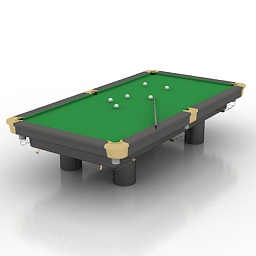 billiard table titan1 pro 3D Model Preview #5a6570ee
