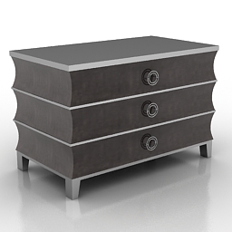 3D Bedside table preview