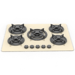 3D Gas stove preview