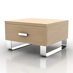 3D Bedside table preview