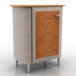 3D Bedside table preview