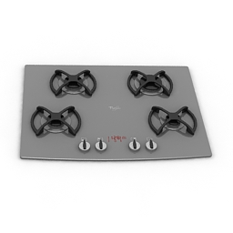 3D Gas stove preview
