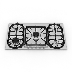 3D Gas stove preview