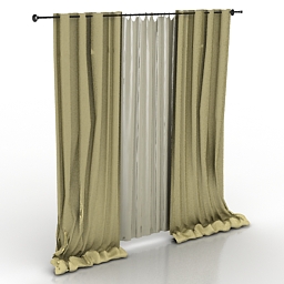3D Curtain preview