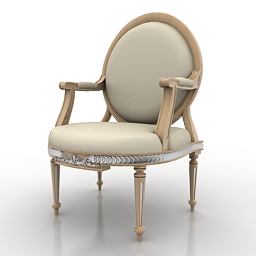 3D Armchair preview