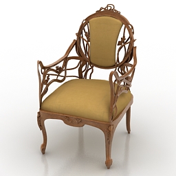 3D Armchair preview