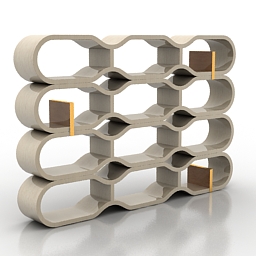 3D Bookcase preview