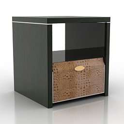 3D Bedside table preview