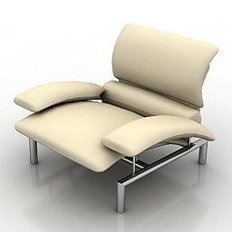 3D Armchair preview