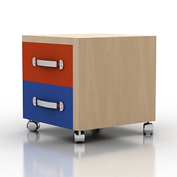 3D Bedside table preview