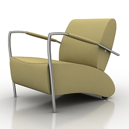 3D Armchair preview