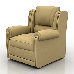 3D Armchair preview