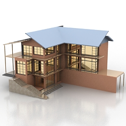 house 3D Model Preview #b6f8add5