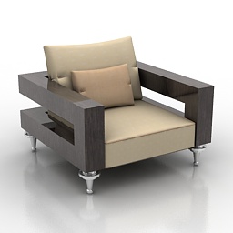3D Armchair preview