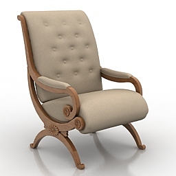 3D Armchair preview