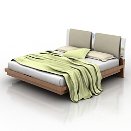 bed 3D Model Preview #e686eb25