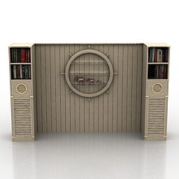 3D Bookcase preview