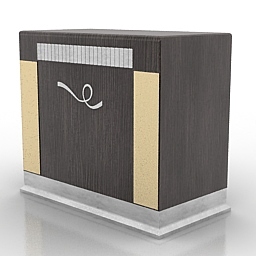 3D Bedside table preview