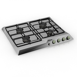 3D Gas stove preview